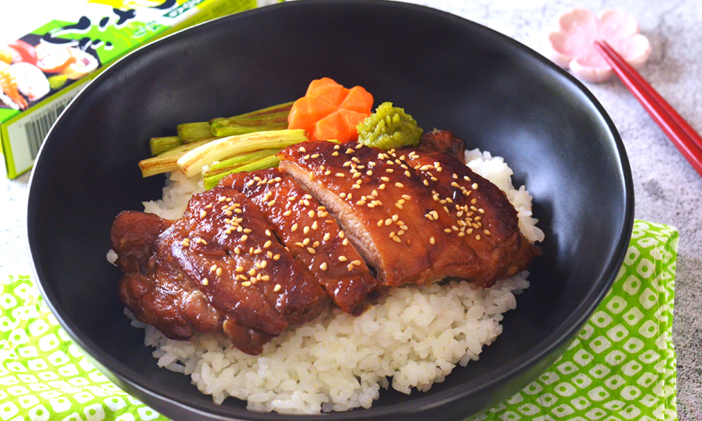 Wasabi Teriyaki Chicken Don